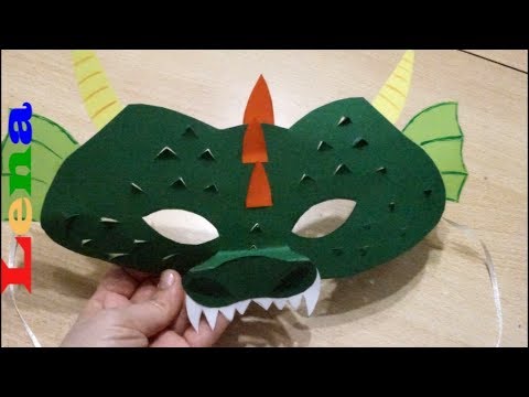 Video: Wie Erstelle Ich Eine Drachenmaske?
