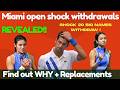 Miami Open CHAOS! Djokovic, Raducanu OUT, Venus RETURNS &amp; Eala Eyes Another Shock Run!