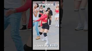 🇧🇷K-pop in public - HWASA “I Love My Body”! Resimi