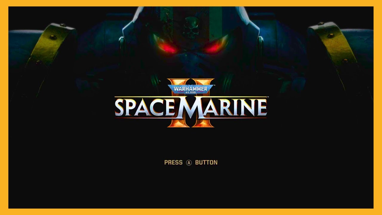 Warhammer 40K Space Marine 2 Title Screen And Menu - YouTube