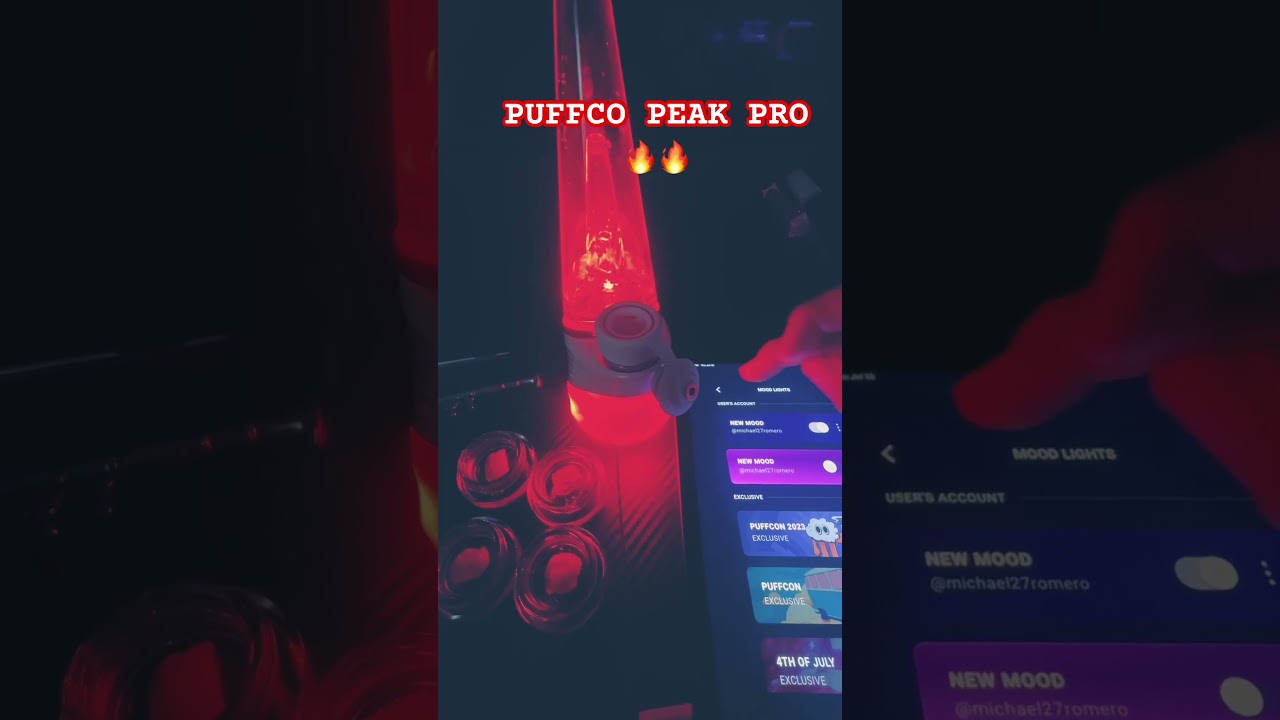 THE FUTURE OF DABBING IS HERE 🔥🍯 PUFFCO PEAK PRO APP SETTINGS 