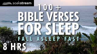 SPENDING TIME WITH JESUS BY THE OCEAN | 100+ Bible Verses For Sleep | Ocean Waves Sounds