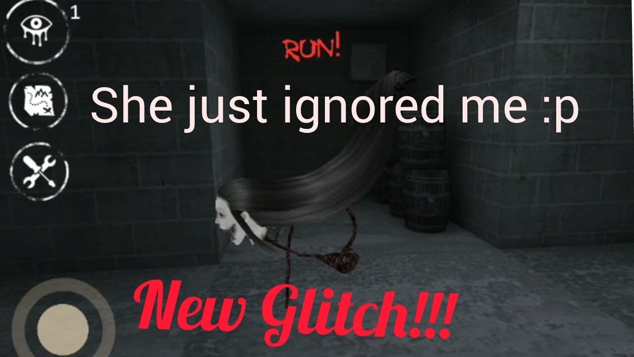 I Found a New Glitch!!!In Eyes The Horror Game(Mansion Map)Version5.2.