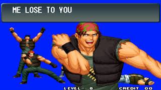 The King of Fighters '96 (1CC Level 8) - NEW IKARI WARRIORS TEAM Leona, Ralf, Clark Playthrough