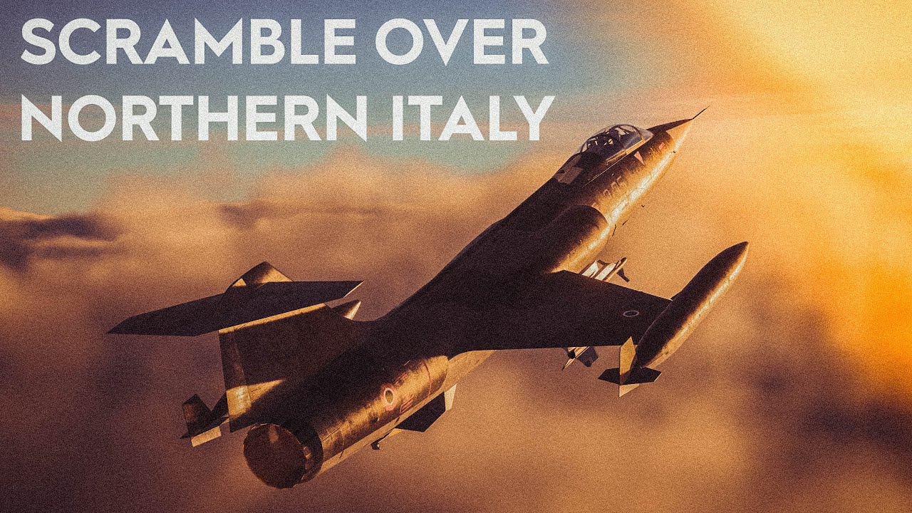 DCS | Italian F-104 Starfighter Defends Italian Airspace From Soviet Bombers