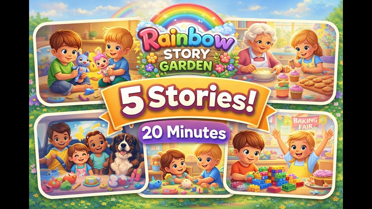 👉 Magic Buddy Adventures! 🌈 5 Heartwarming Stories for Kids | Friendship, Creativity & Fun.