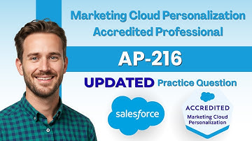 AP‑216 Practice Questions | AP-216 Salesforce Marketing Cloud Personalization Practice Questions