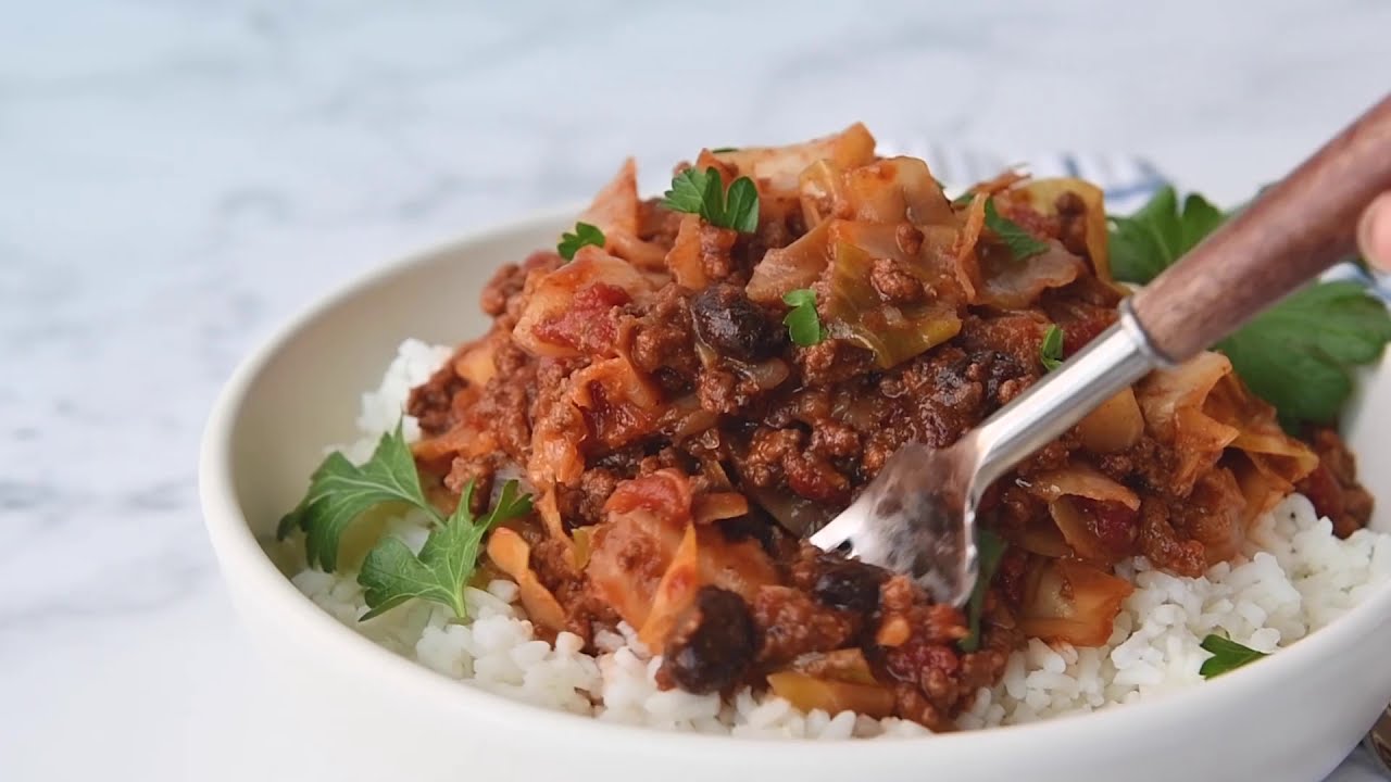 Instant Pot Unstuffed Cabbage Rolls
