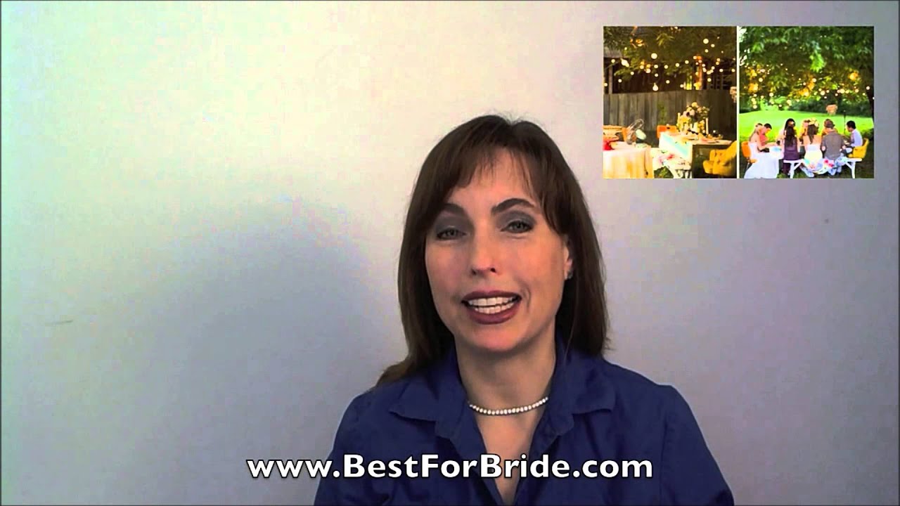 Wedding Expert Minute Tip 18 - How to Decorate on a Budget for an Outdoor Wedding