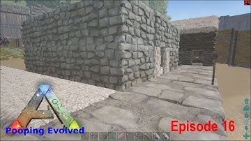ARK Survival Evolved -Pooping Evolved- Ep16 Seaport Town