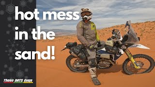 Husqvarna 501s, Chimp Riders, and Piles of Sand!