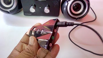 Double USB Sound Adapter for Desktop and Laptop