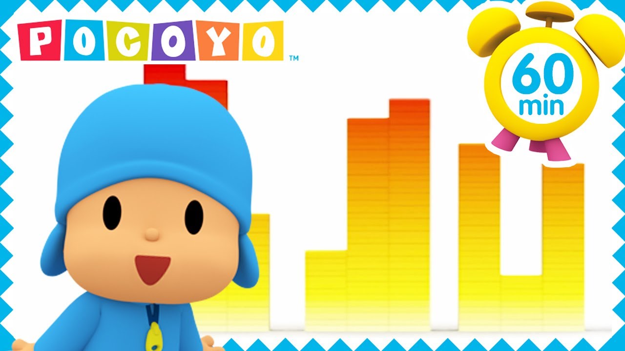 POCOYO 60 MIN Cuburi muzicale 🎶  Pocoyo |  Desene animate educative pentru copii de grădiniță