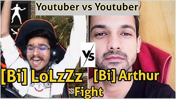 [Bi] vs [Bi] Fight ; LoLzZz Gaming vs Arthur Fight in PUBGM || Fury, Starboy, Tipa ||