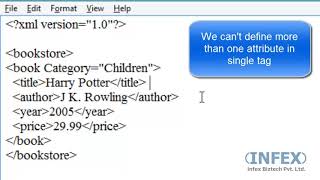 XML   8 xml attributes | how to learn xml programming language, web designing html