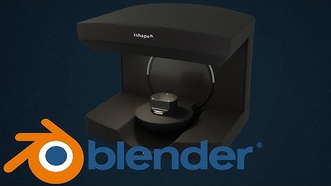 3Shape Dental Scanner Modelling (Blender)