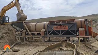 Scrubber Gold Trommel Wash Plant in Action: Uzbekistan's 2025 Alluvial Gold Mining Revolution!