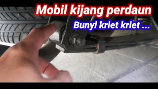 kijang ceper bunyi kriet kriet di perdaun