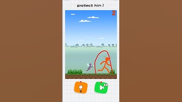 Save the Stickman: Draw Puzzle gameplay