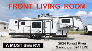 A STUNNING Front Living Fifth Wheel RV! HUGE BATHROOM! 2024 Sandpiper 391FLRB by Andrew with Camper Kingdom 6,270 views 7 months ago 17 minutes