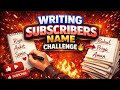 😎special subscriber names challenge 😱 #live stream