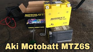 UNBOXING AKI MOTOBAT SATRIA FU!! AKI MURAH KUALITAS WAH!!