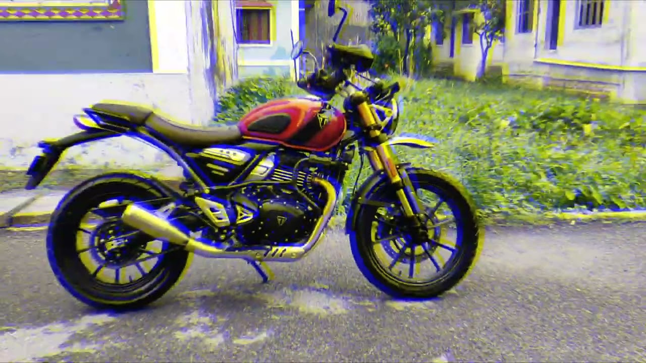 Triumph Scrambler 400x Slip On Exhaust By AEW Sound Check