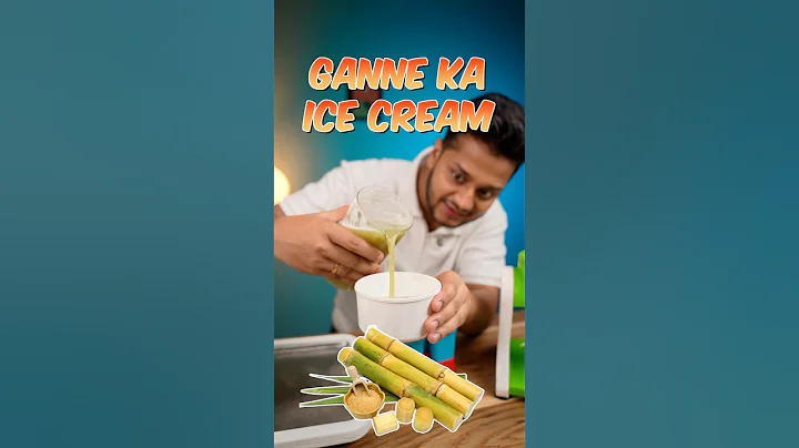 I Made Ganne Ka Juice Ice-creme #shorts #viral