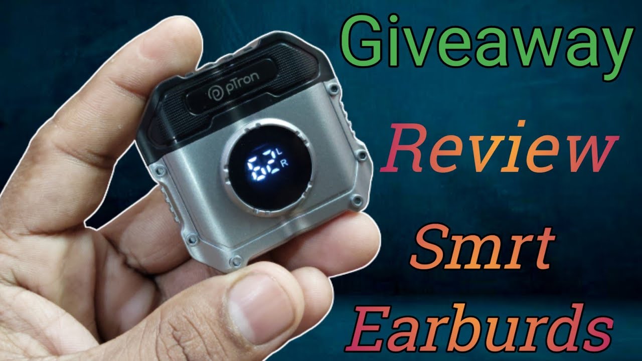 Ptron Bassburds Revv  Wireless in earburds Unboxing l Review l Giveaway