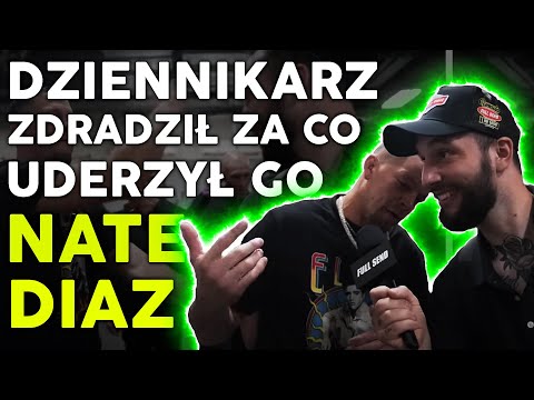 Dziennikarz zdradził, za co uderzył go Nate Diaz | Gamrot nie jest zainteresowany walką z McGregorem
