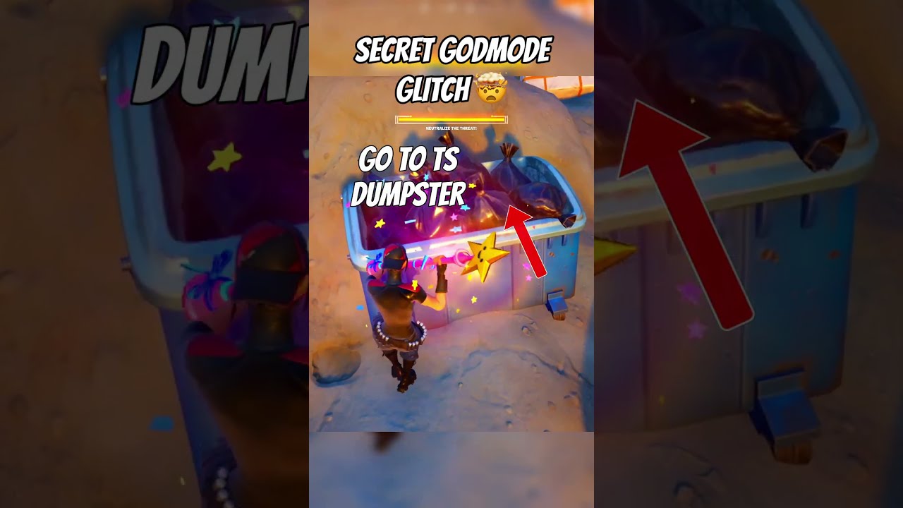 SECRET GODMODE GLITCH In Fortnite Season 4 Season4 Shortsfeed Shorts Fortniteglitch