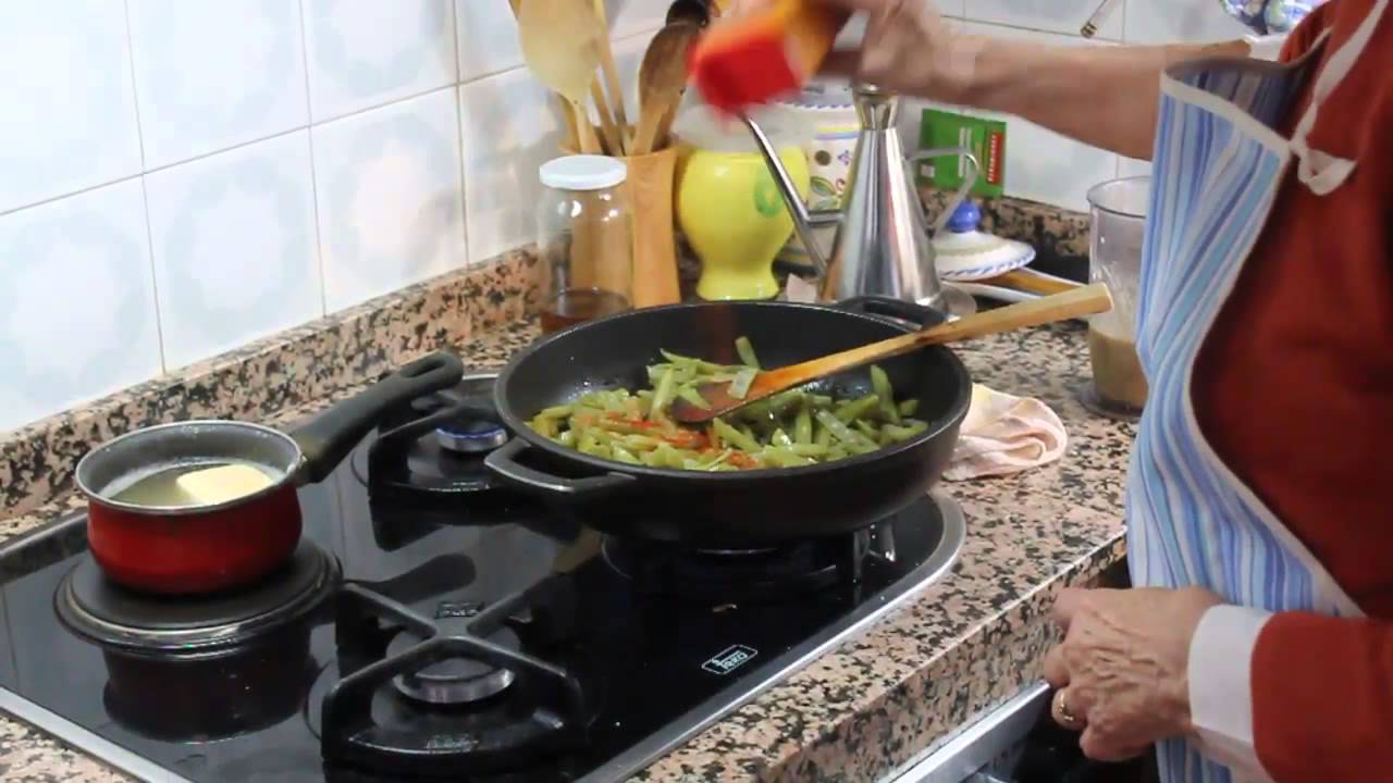 Habichuelas esparragadas