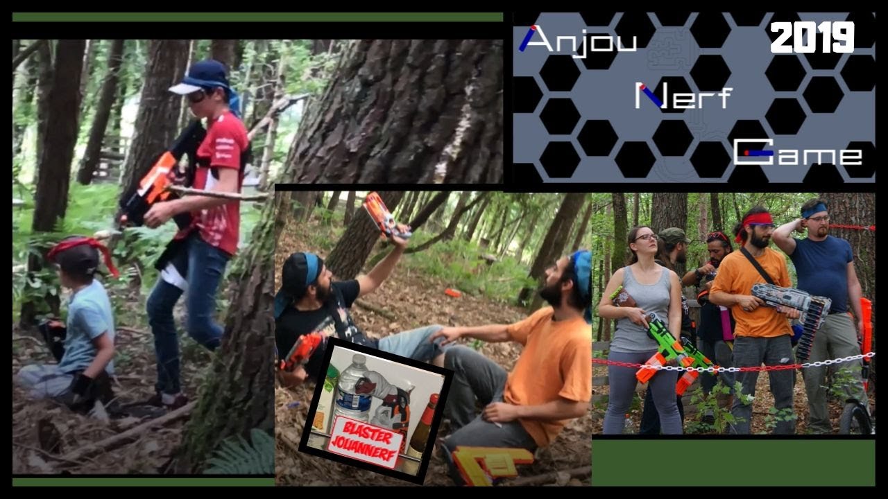 (NERF WAR) NERF BATTLE  2019 BY "ANJOU NERF GAME",Alors c'était comment ?