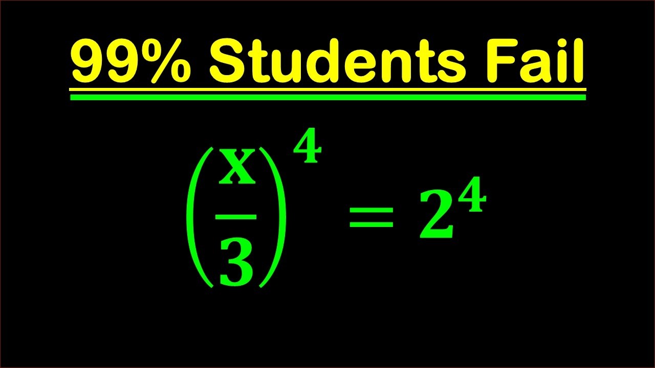 Solving a 'Harvard' University entrance exam | Find x?