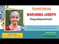 Funeral  mariamma joseph kayyalaparampil  toms photoplay