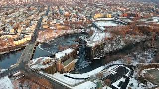 Great Falls Paterson NJ Aerial