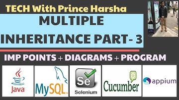 1.3 what is multiple inheritance in Java - Part 3 -OOPS Concept|Multiple Inheritance|