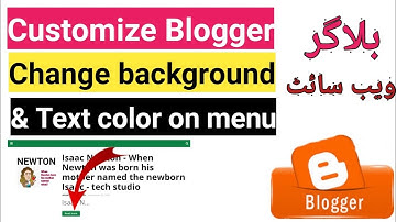 How to change blogger background and menu color 2021 | how to customize blogger