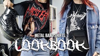 5 Metal Band Shirt Outfits - Lookbook