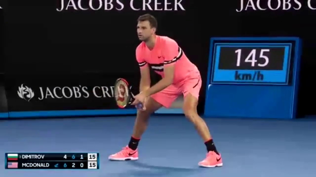 G. Dimitrov vs M. McDonald R2 AO2018 [HIGHLIGHTS]