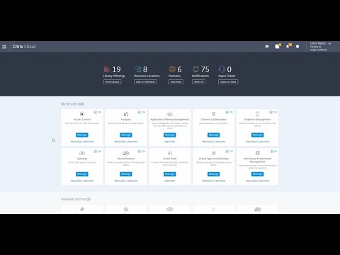 How to use Citrix Gateway Service and Citrix Cloud Library