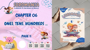 SOROBAN - Learn japanese abacus with SOROMANIA - Part 1 - Chapter 6: One, tens, hundreds ...