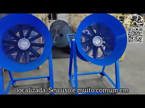 Ventilador Industrial Transportável com Rodinhas