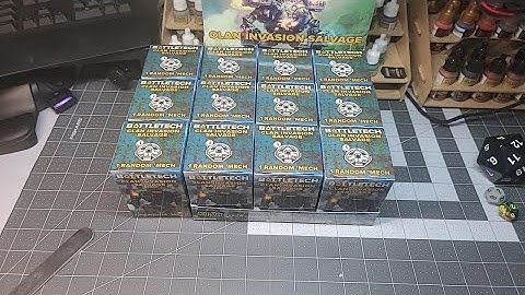 Battletech Clan invasion Salvage Boxes and Giveaway