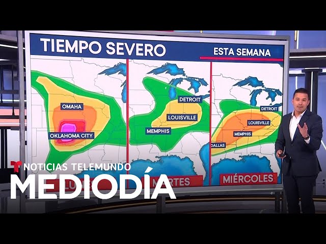 La amenaza de tiempo severo está en su nivel más alto para varias partes del valle de Ohio