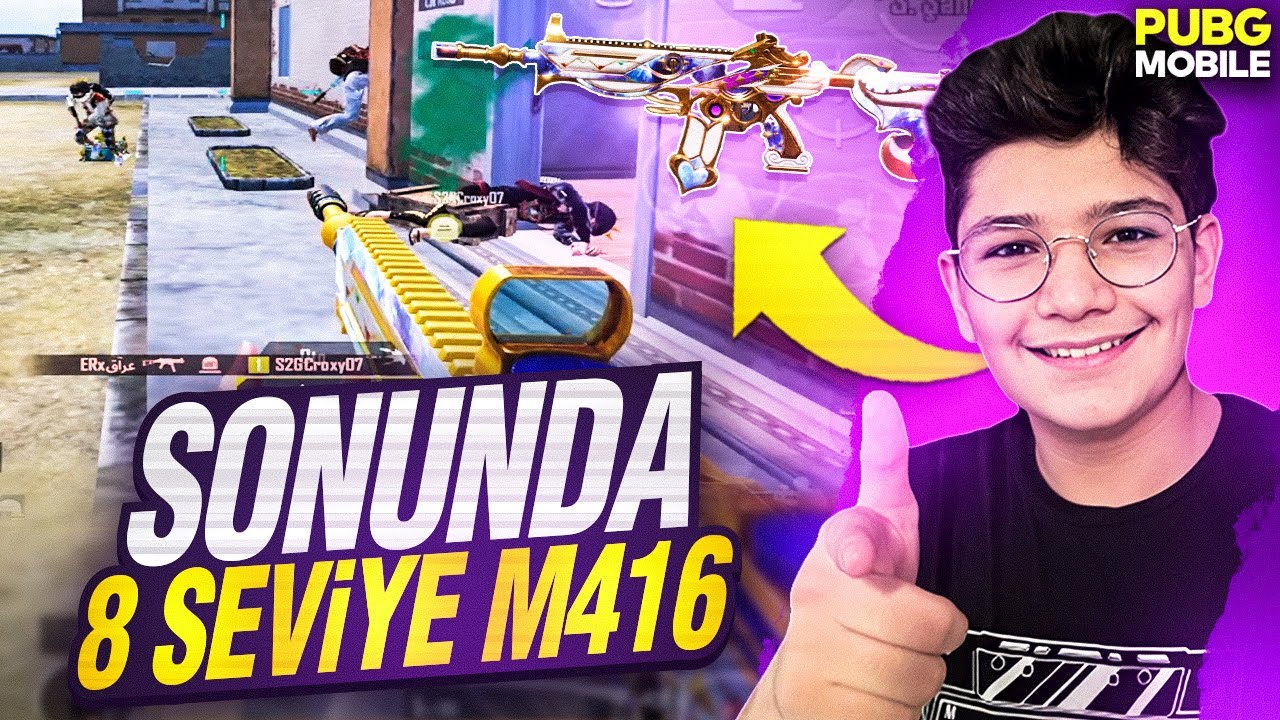 SONUNDA M416 DESENİMİ 8 SEVİYE YAPTIM! 😳 | PUBG MOBİLE