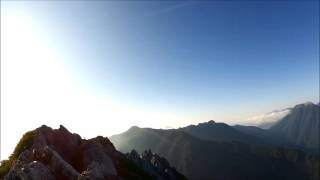 北アルプス唐沢岳360°ビュー