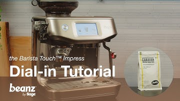 beanz.com | Dial-in The Daily beans by Caravan using the Barista Touch™ Impress | Sage Appliances UK