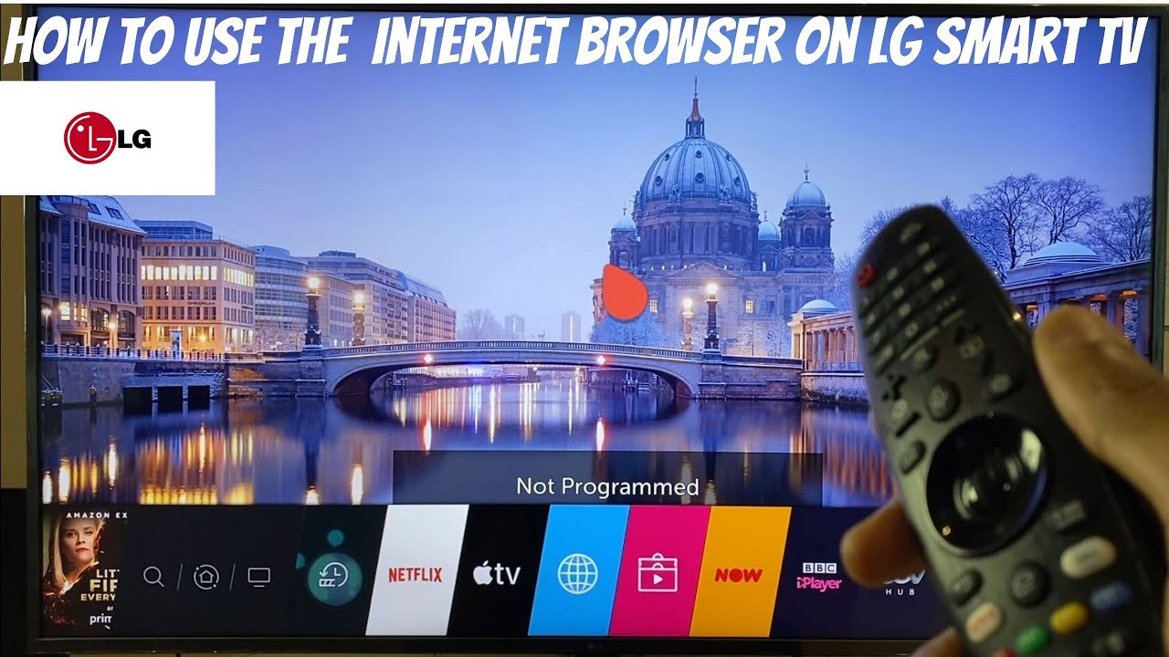 How To Use The Internet Browser on LG Smart TV - YouTube