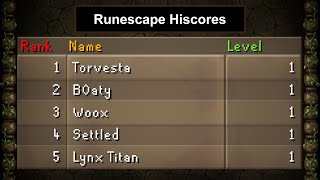 Jagex Restarted Runescape Back to Zero